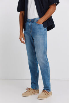 Springfield Ultralight mid-wash slim fit jeans