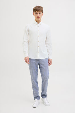 Camisa regular fit lino