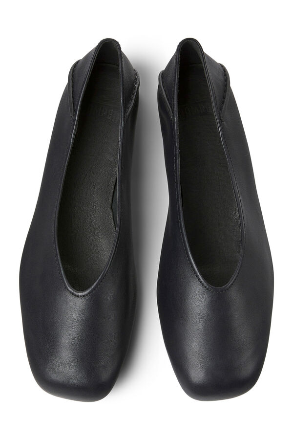 Camper Leder Ballerinas Schwarz