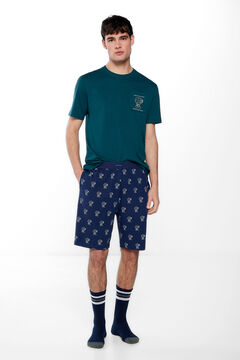 Springfield Rick&Morty-mintás, rövid pizsama™ zöld