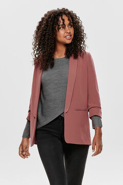 Only Blazer abierta manga remangada