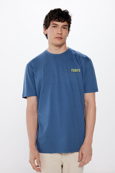 Springfield T-shirt Fridays bleu