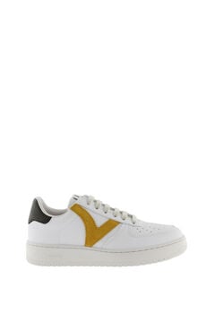 Springfield Contrast Faux Leather Retro Trainers color