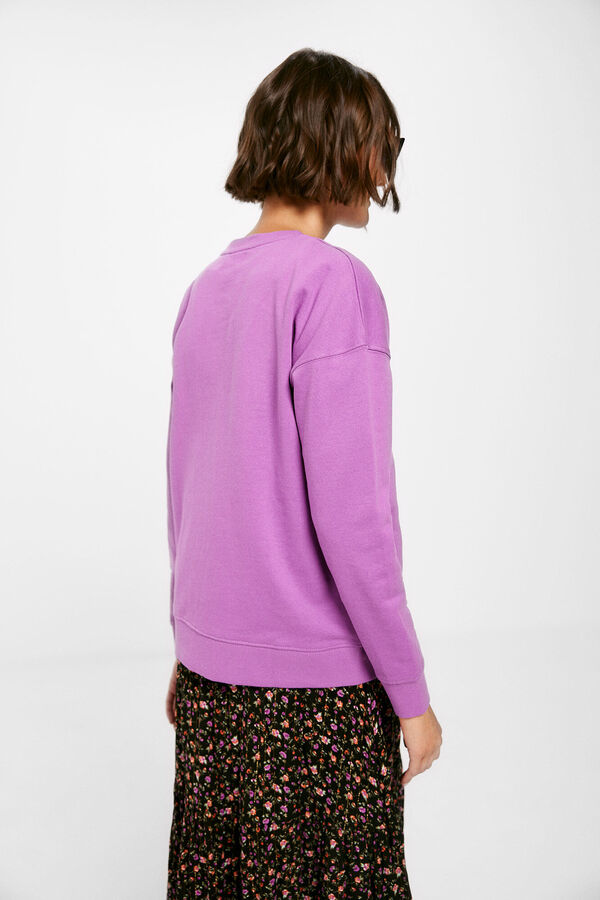Springfield Sweatshirt "Bonheur" lilás