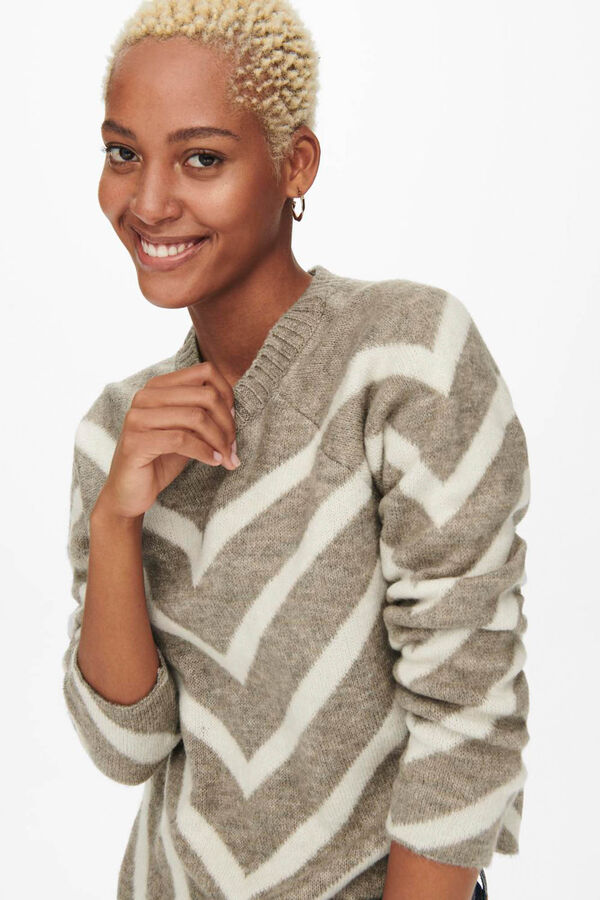 Only Strickpullover  Gr&uuml;n