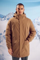 Springfield Parka acolchoada térmica pedra