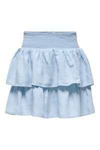 Only Falda corta volantes de tencel