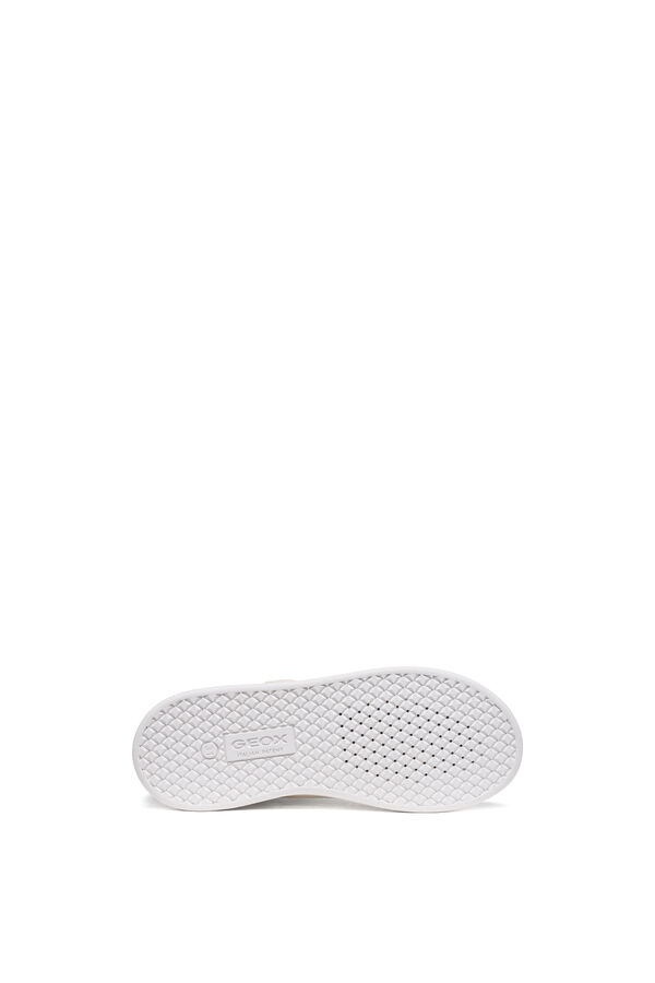 Geox Cal&ccedil;ado desportivo efeito verniz branco