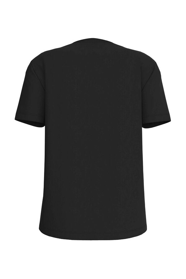 Springfield T-shirt de mulher manga curta preto