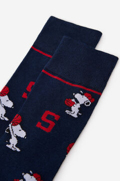 Springfield Blue Snoopy jacquard socks™ blue