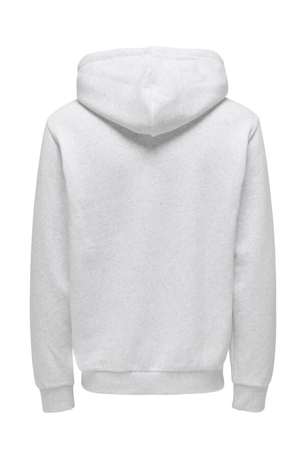 Only & Sons Sudadera con cremallera gris