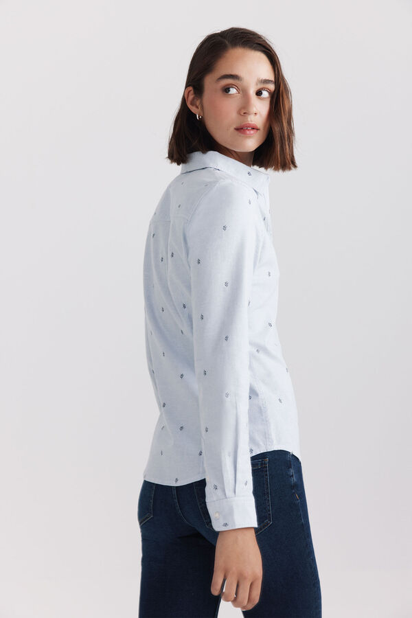 Springfield Oxford basic blouse blue