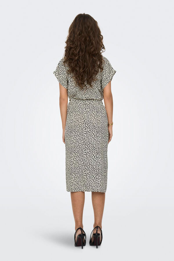 Only Midi shirt dress white