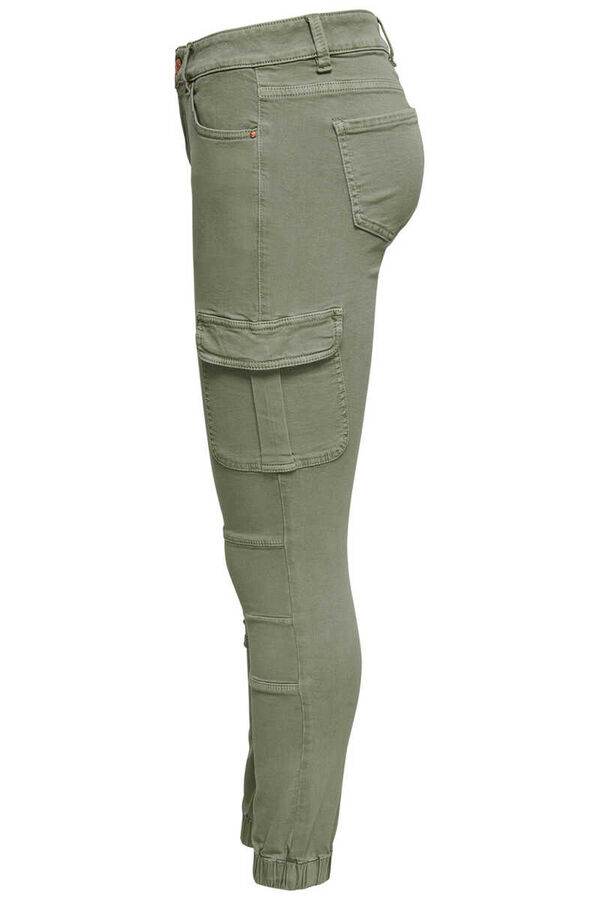 Springfield Cargo trousers with side pockets green