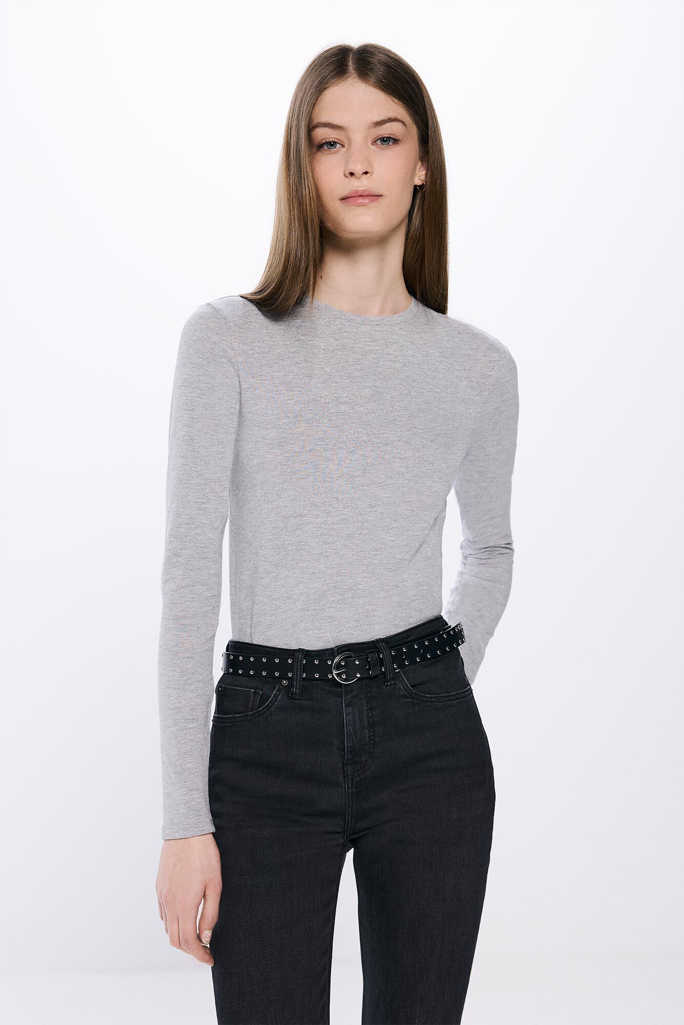 Springfield Strukirana pamučna majica 