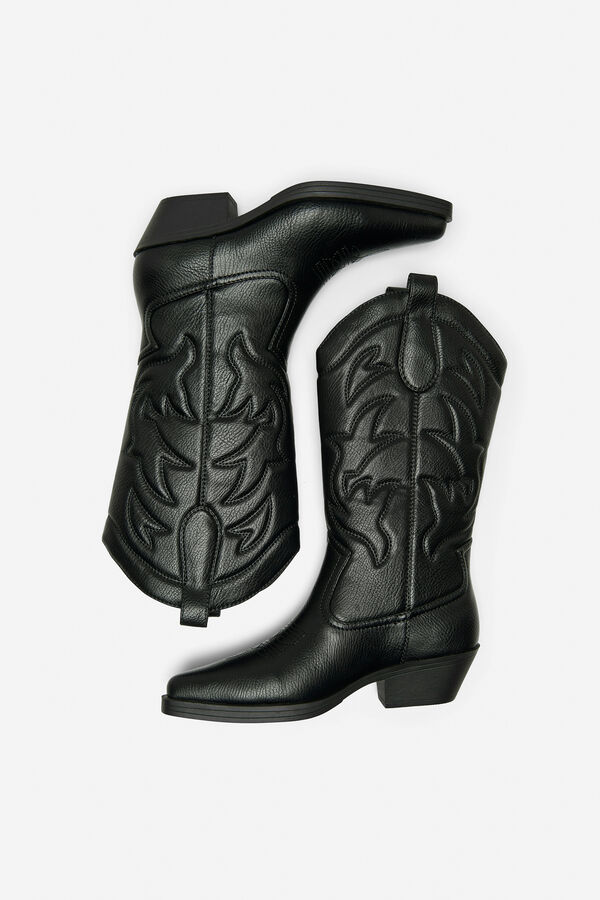 Only Cowboy boot noir