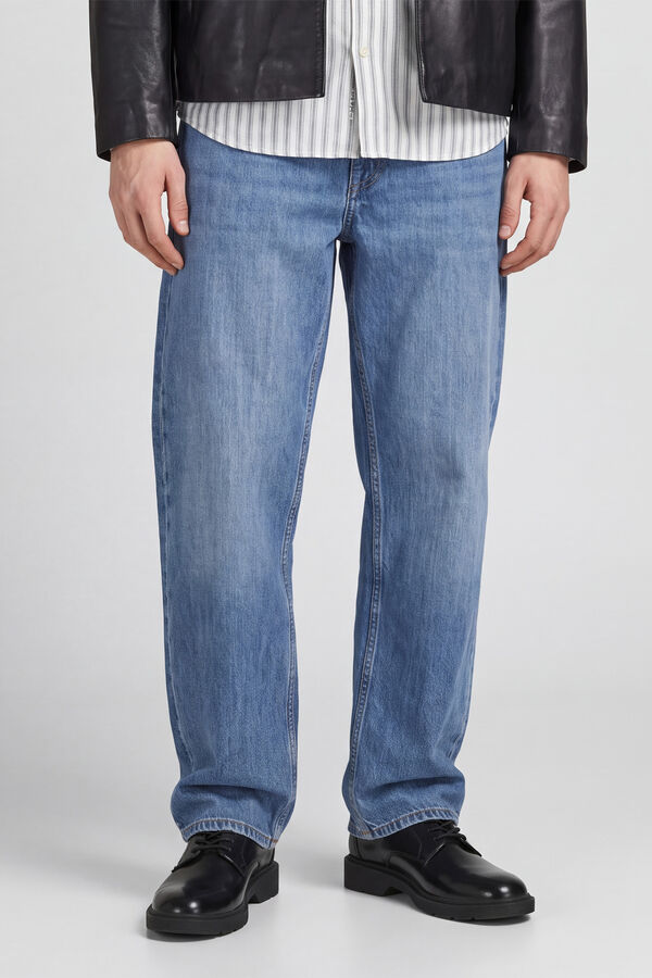 Jack & Jones Vaquero wide tiro alto azul