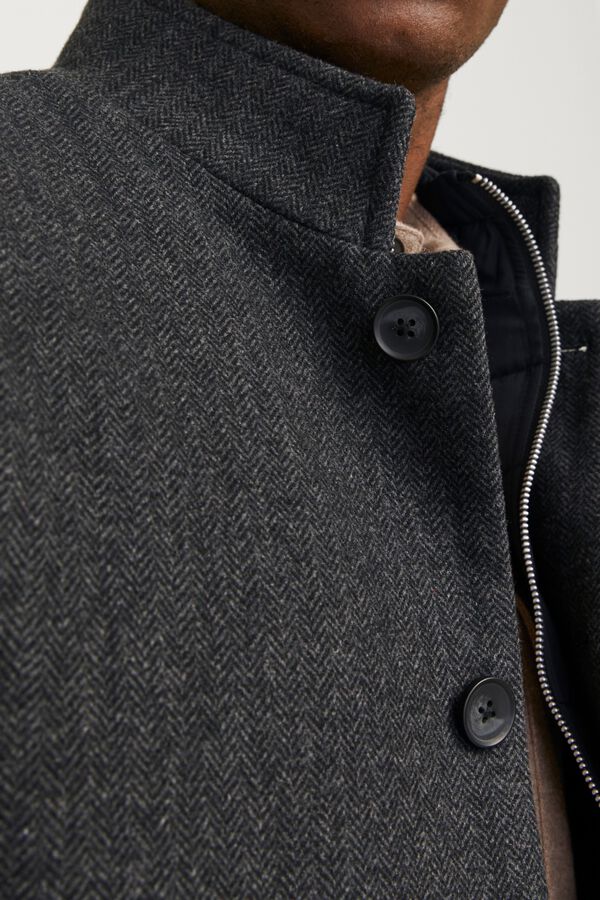 Jack & Jones Kurzer Wollmantel Grau