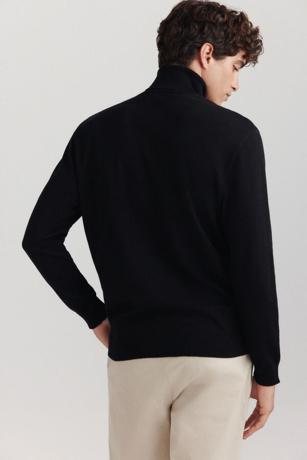 Springfield Funnel neck basic jumper black
