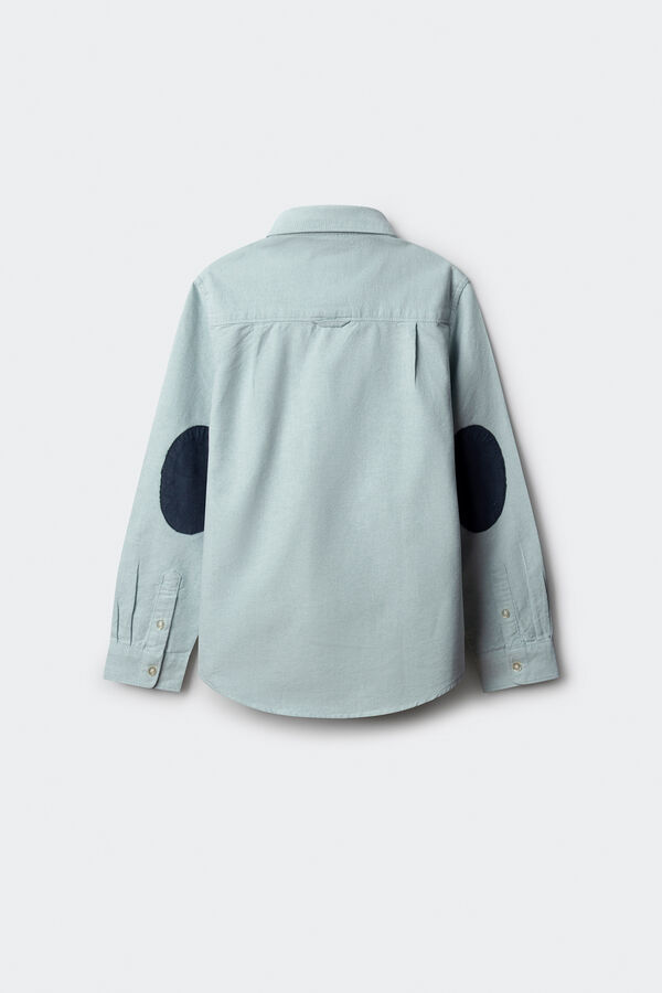 Springfield Kids Camisa de menino com cotoveleiras verde