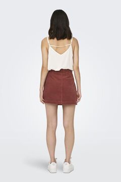 Only Falda corta de pana