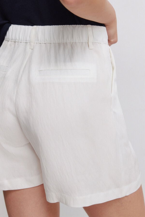 Springfield Bermuda &agrave; pinces beige