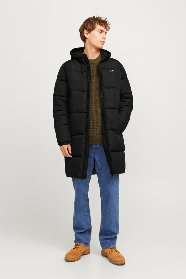 JJ REBEL Chaqueta puffer logo negro