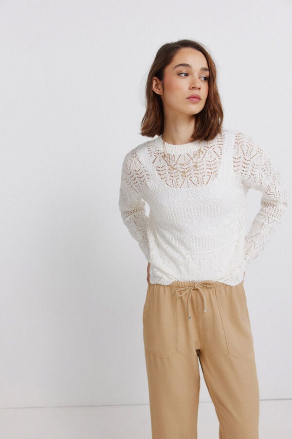 Springfield Jogger trousers nude