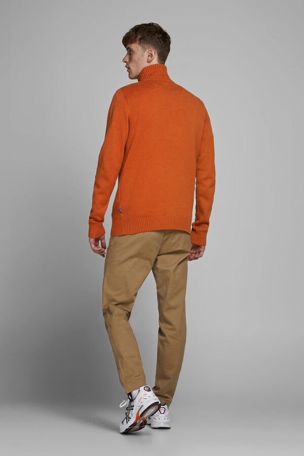 Springfield Sustainable high neck jumper narancs