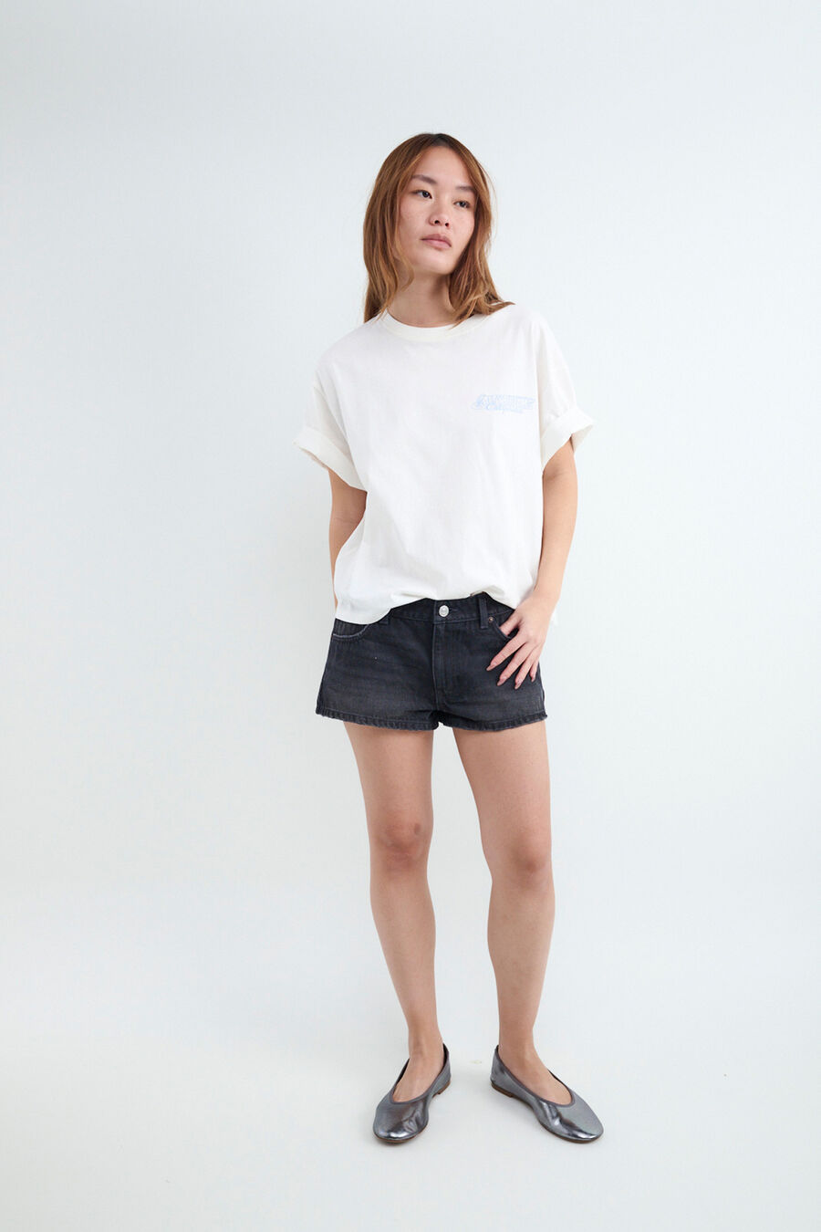 Pantalón corto denim