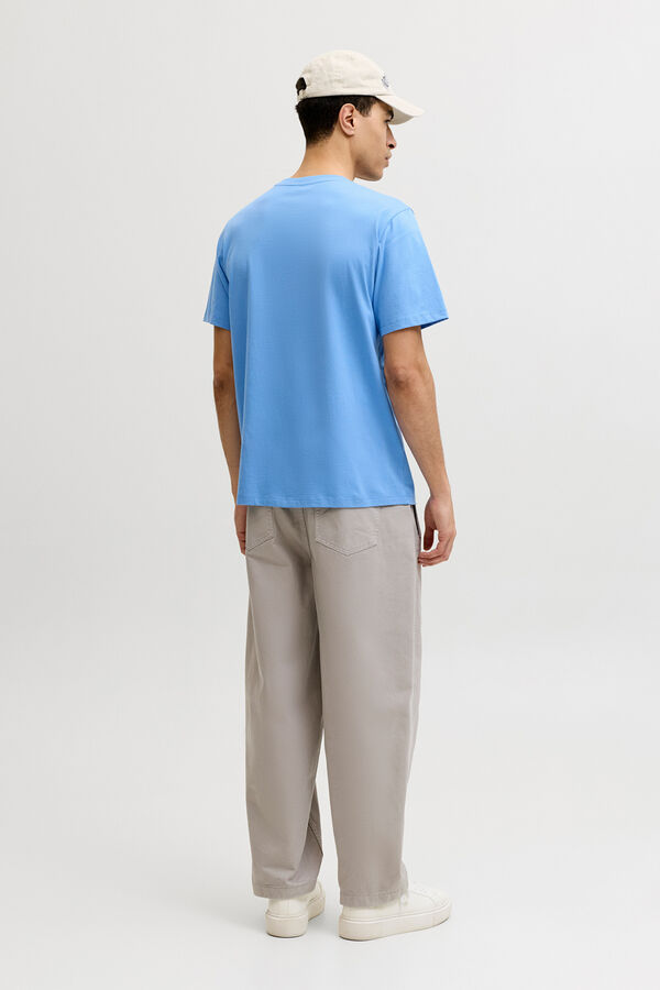 Jack & Jones T-shirt com estampado na frente azul