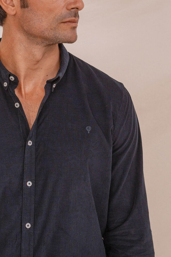 Celopman Camisa Micropana azul