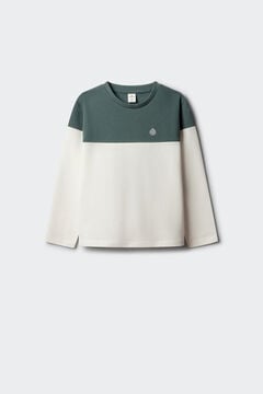 Springfield Kids T-shirt manga comprida b&aacute;sica para menino