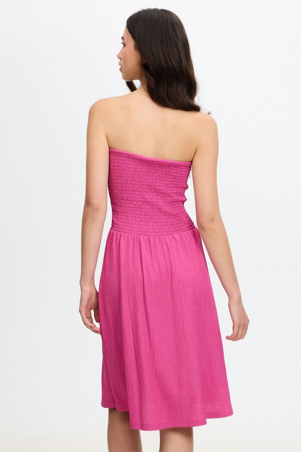 Inside Bandeau mini dress pink