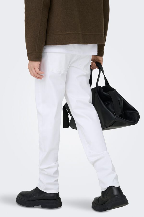 Only & Sons Regular fit jeans white
