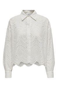 Only Camisa troquelada manga larga