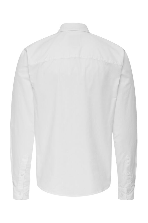Only & Sons Camisa manga larga blanco