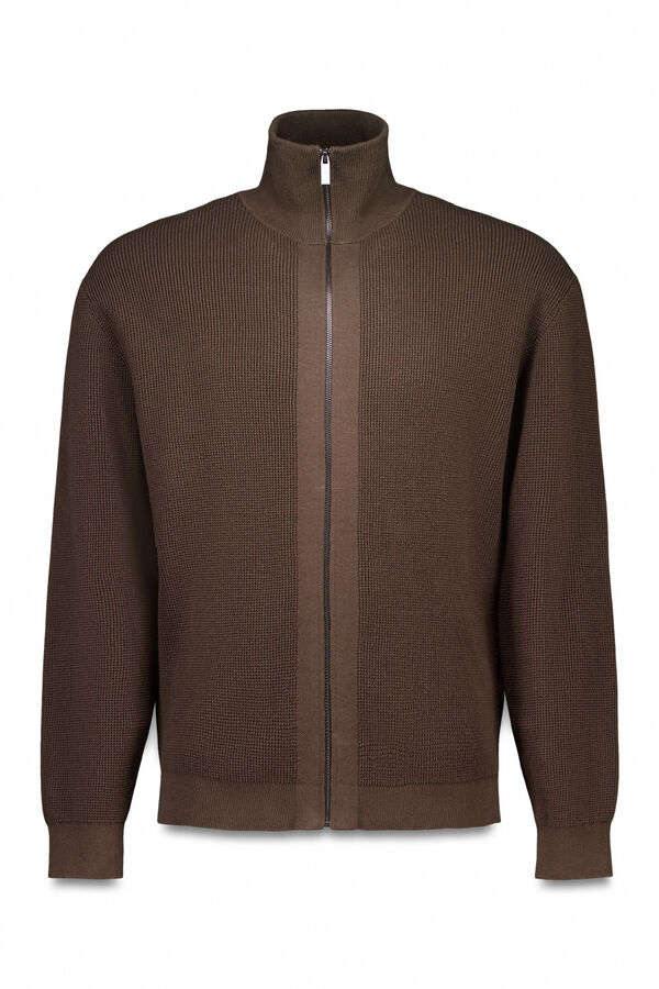 Springfield Zip fastening cardigan cardigan nude