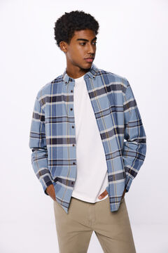 Springfield Checked shirt plava