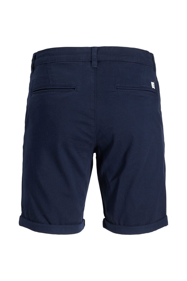 Springfield Chino Bermuda shorts with 4 pockets. navy