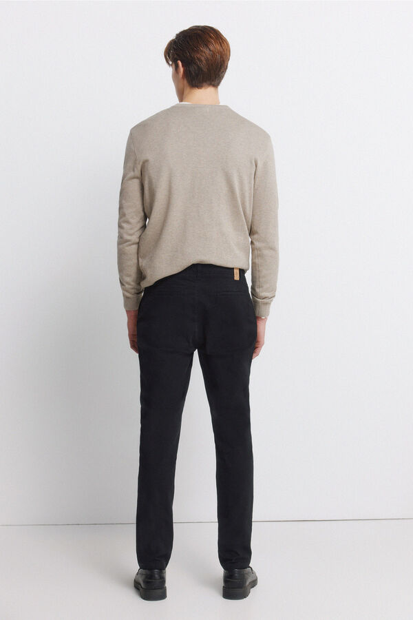 Springfield Skinny fit chinos black