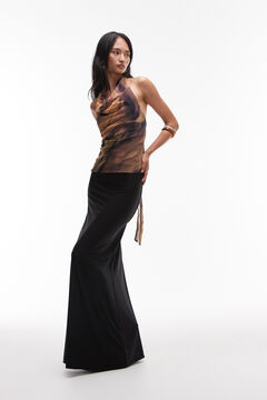 Topshop Top com decote halter