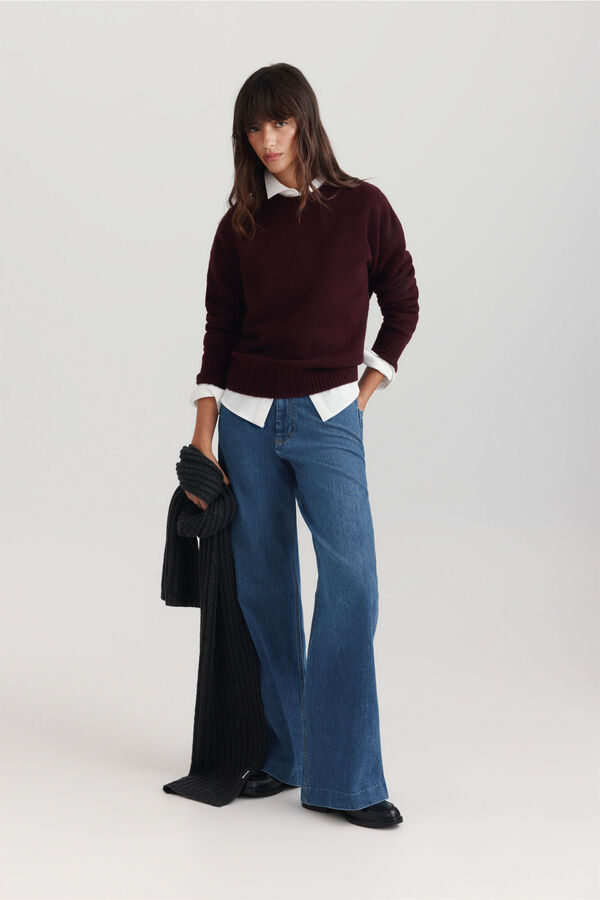 Springfield Basic knit jumper printed