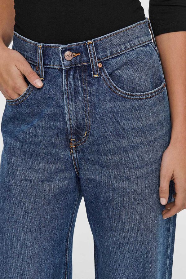 Only Jeans wide azul