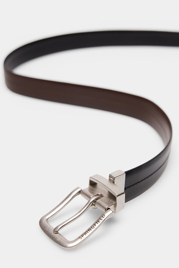 Springfield Invisible leather belt black