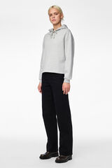 Pieces Essential sweatshirt grey