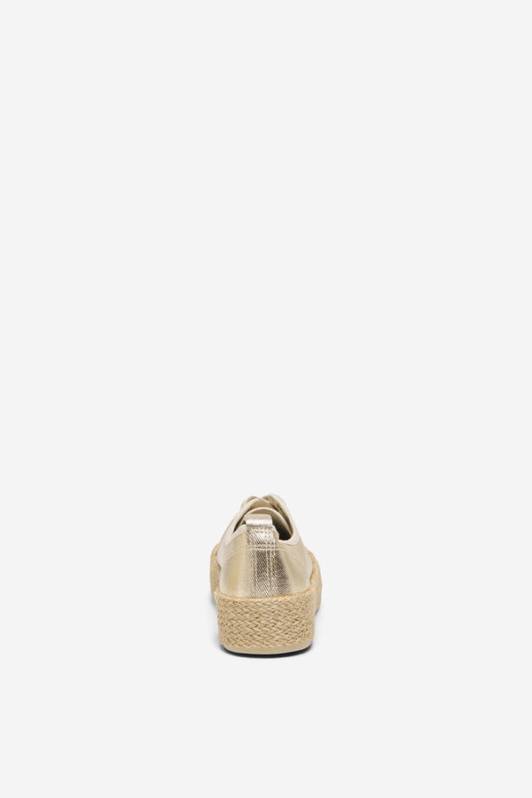 Only Niedrige Espadrille-Plateau-Hausschuhe mit Print