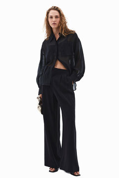 Oxxo Camisa de mangas abullonadas