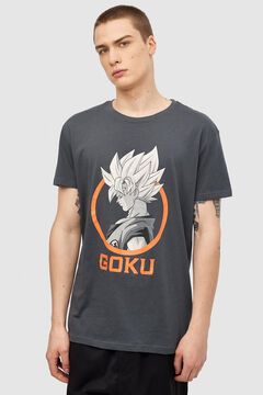 Springfield Camiseta Estampado Dragon Ball gris oscuro