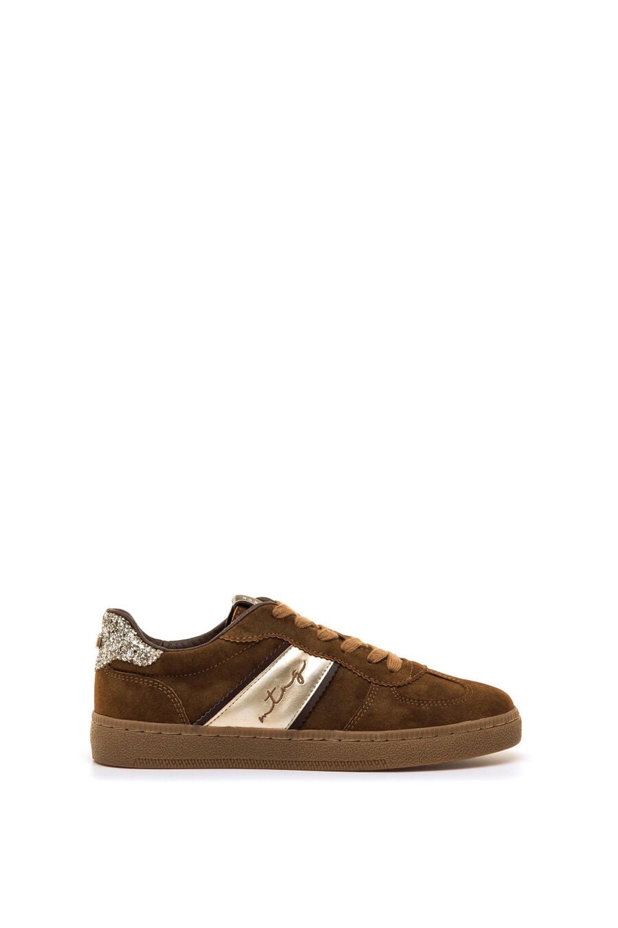 Zapatillas casual metalizadas